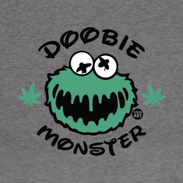 doobie monster by toddgoldmanart